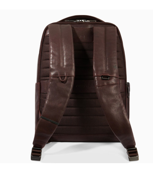 Piquadro: Zaino Pelle 2 Comparti, PC 14"